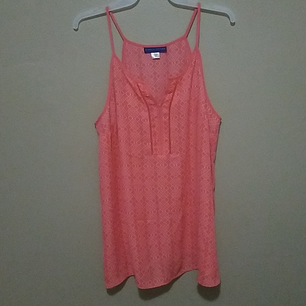 Peachy-pink Top Shirt